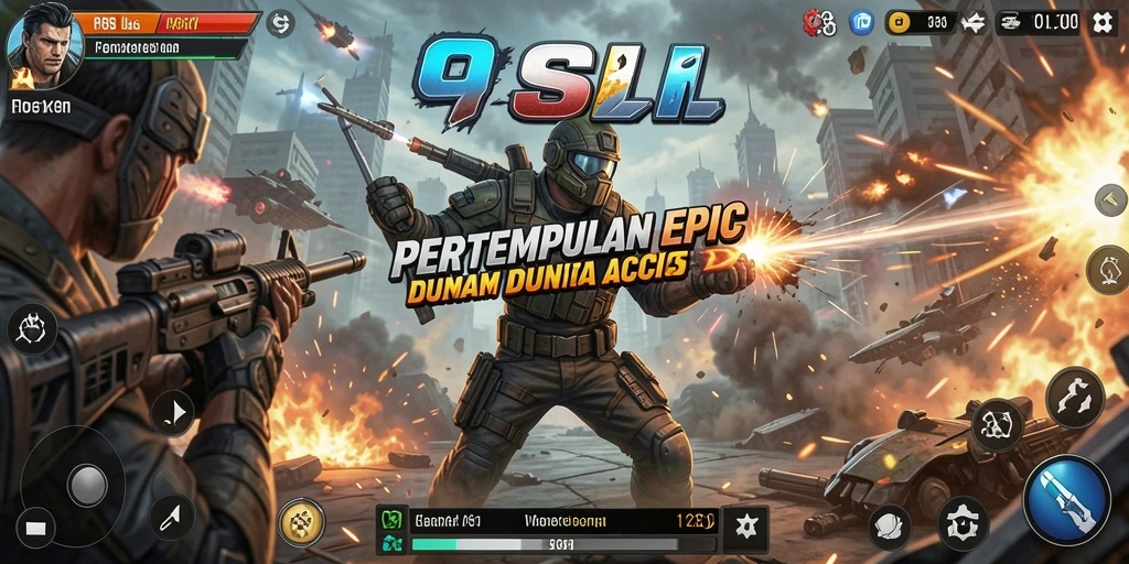 Tampilan aksi mendebarkan dari gameplay 9SL.