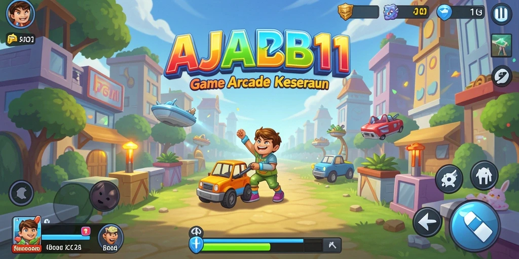 Tampilan gameplay AJAIB11 yang seru dan penuh tantangan.
