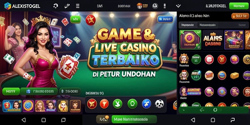 Gameplay ALEXISTOGEL yang menegangkan di Live Casino.