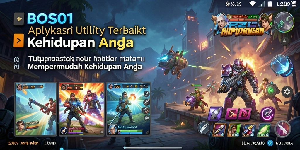 Tampilan antarmuka BOS01 yang modern dan intuitif.