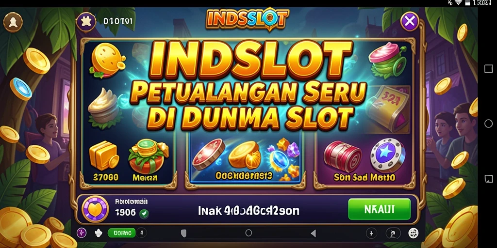 Screenshot gameplay INDSLOT yang penuh tantangan dan keseruan.