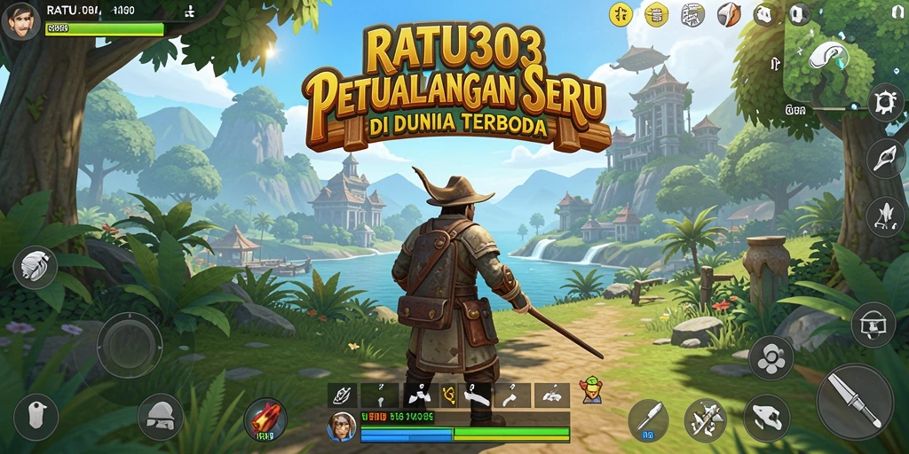 Tampilan gameplay Open World yang menakjubkan di RATU303.