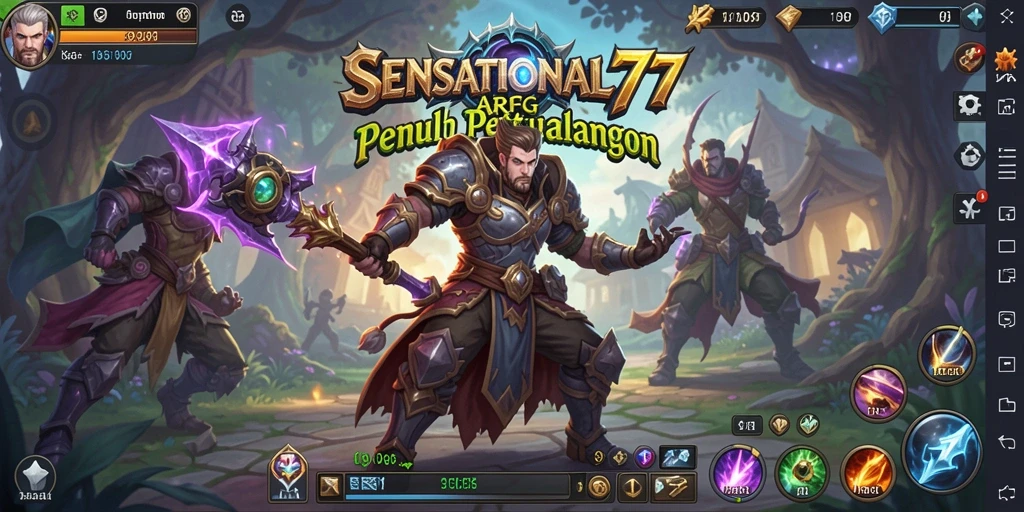 Gameplay menarik dan grafis memukau di SENSATIONAL77